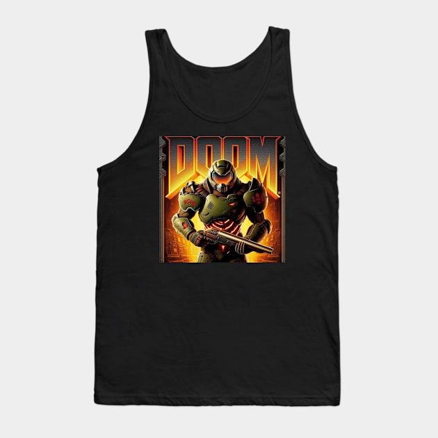 Doom Guy Badass Tank Top by The Doom Guy